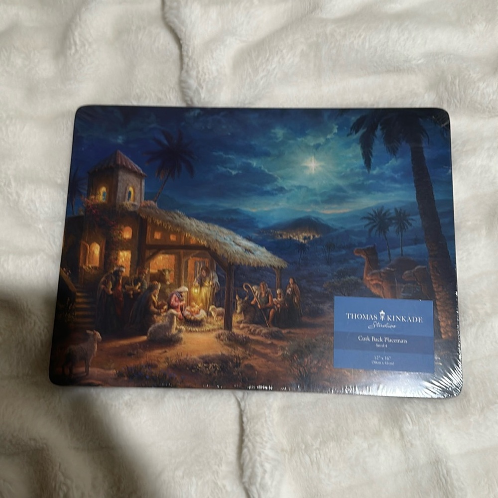 Thomas kinkade cork placemats